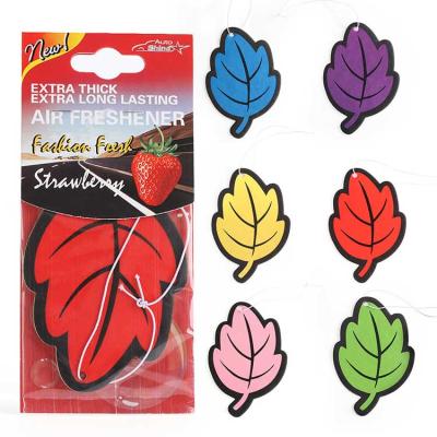 China Wholesale Durable Eco Friendly Hanging Paper Car Air Freshener with Customized Scent for Promotion Business for sale