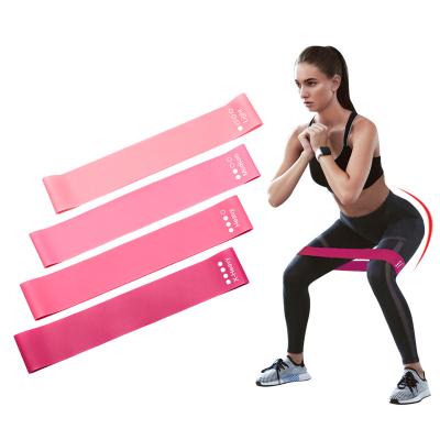 China GYM Home Exercise Fit Body Fitness Hip Home Gym Exercise Loop Latex Resistance Band Elastic Band Set for sale