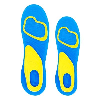 China Silicone Silicon Gel Insoles Foot Care For Running Heel Plantar Tooth Fasciitis Sports Insoles for sale