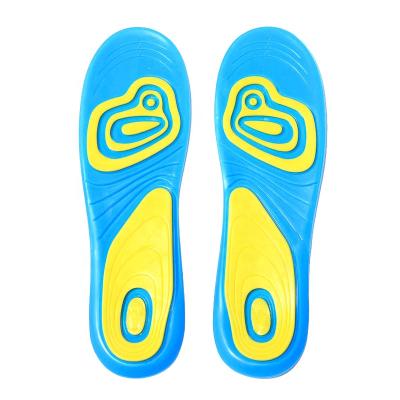 China Silicone Silicon Gel Insoles Foot Care For Running Heel Plantar Tooth Fasciitis Sports Insoles for sale