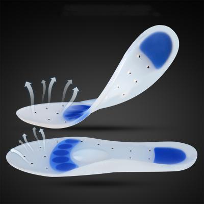 China Medical Silicone Gel Arch Support Insoles for Plantar Fasciitis Heel Tooth Massage Inserts Men Women Foot Pain Relief for sale