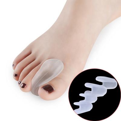 China Silicone Toe Separator Hallux Valgus Pedicure Corrector Feet Care Bunion Bone Thumb Valgus Protector for sale