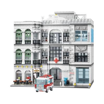 China New product building blocks safety building blocks hospital simulation popular toy model creation for sale