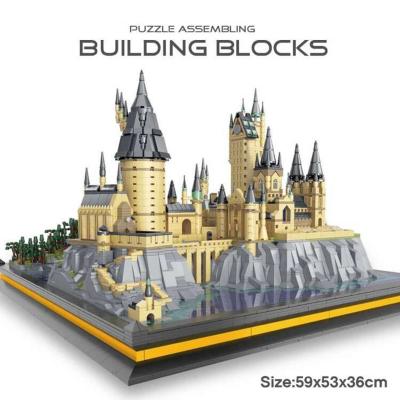 China Building Toy Creative series full scene castle model large assembling small particles building block toys for sale