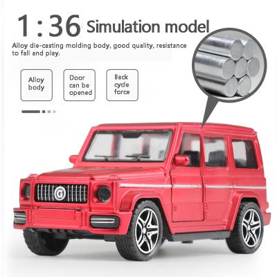 China 1:36 Mercedes-Benz Big G Car Die Cast Alloy Diecast Model Boys Play Cars Diecast Toy Supercar Collectibles Kids Car Free Shipping for sale