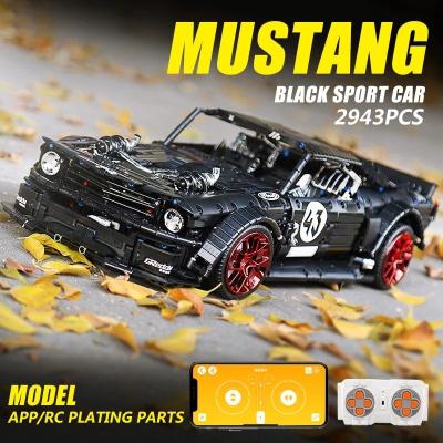 China MODEL TOY MOC-22970 Mustang GT500 sports racing car building block models compatible with Lego High-Tech Bricks Toy for kids boys gift for sale