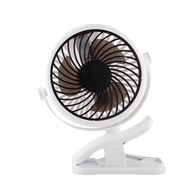 China Clip / Rechargeable / 720 Rotate Electric Mini USB Power Table Swing Cool Portable Cordless Price Clip On Baby Stroller Cordless Rechargeable Small Desktop Fan for sale