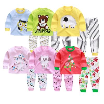 China Cheap Baby Clothing Antibacterial 0-5 Years Sets Four Seasons Boys Clothing Sets Cotton Infant Girls Clothes Newborn Kids 2PCS Clothing Sets for sale