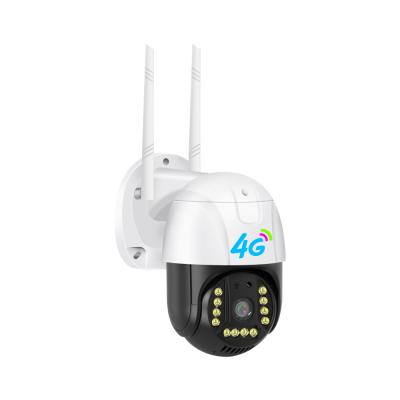 China Human Motion Tracking Sim Card 360 Mini PTZ Camera H.265 V380 Camera H.265 V380 Outdoor CCTV IP 4G PTZ Tracking Camera for sale