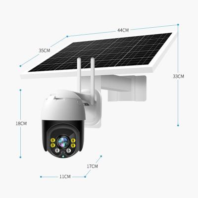 China NIGHT VISION PTZ IP66 Camera 4G 2 Way Voice IP Smart MYCAM App Solar Battery 2MP 1080P CCTV Outdoor Waterproof CCTV Camera for sale