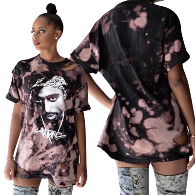 China Anti-Wrinkle New Arrival Hip Hop Oversized Apparel T Shirts For Women 100% Cotton for sale