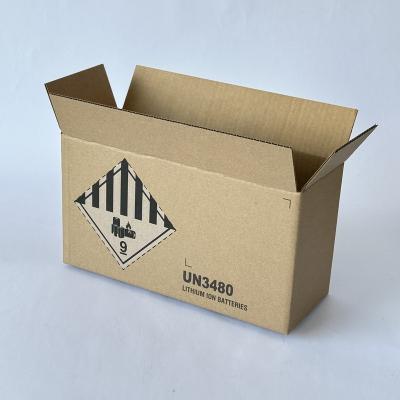 China Recycled Materials Custom Printing Good Quality Recyclable Box Corrugated Paperboards Flat Packed Single Wall Shipping Boxes for sale