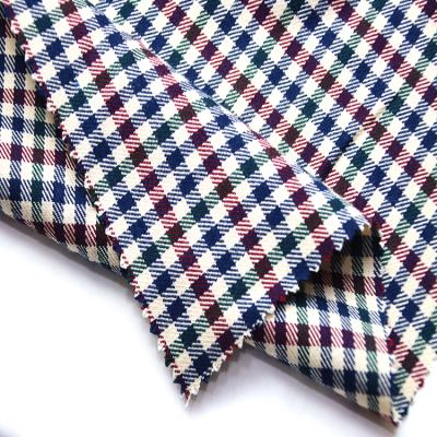 China Anti Pill Poly Rayon 65%T 35%R Yarn-dyed Fabric 190GSM For Plaid Dress Girls for sale