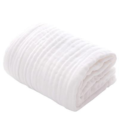 China Soft and Breathable 100% Cotton Muslin Luxury Bed Blanket and Crib Cover for sale