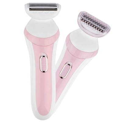 China 2021 Hot Sale Portable Battery Women Mini Painless Armpit Body Shaving Hair Removal Trimmer Lady Electric Shaver for sale