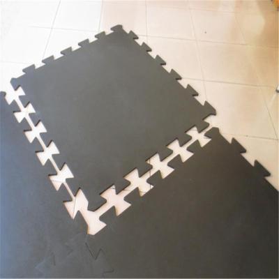 China Can be with rubber gym interlocking weightlifting room floor mat for fitness for sale