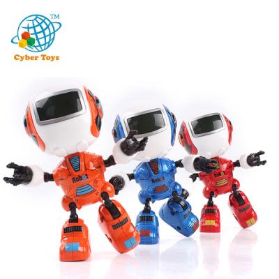 China 2019 Hot Selling Battery Operated Toy Products Mini Alloy Robot Toy With Interesting Sound And Light for sale