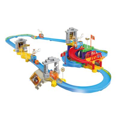 China Battery Operated Toy Newest Slot Train Toy Electric Track Adventure Battery Operated for sale