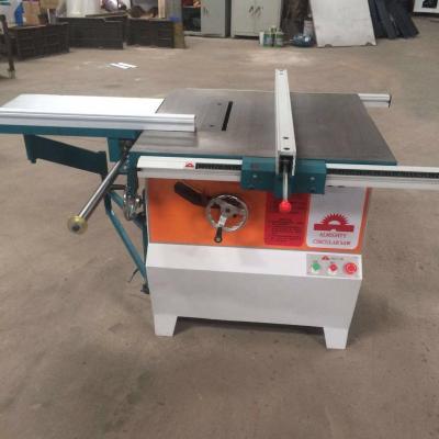 China Woodworking VERTICAL 45 degree 90 degree sliding table circular panel carving mobile board worktable saw machine for sale for sale