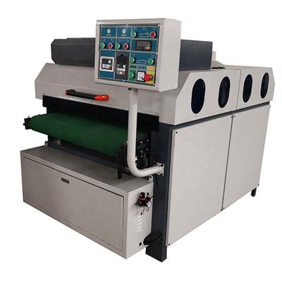 China Factory Woodworking Cabinet Door Wire Brush Texture Roller Grinding Grain Making Drum Sander Polisher Buffing Drawing Machine for sale