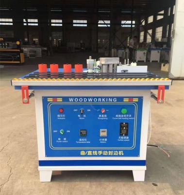 China Factory woodworking curve wood treatment manual straight edge banding machine tool for sale for sale