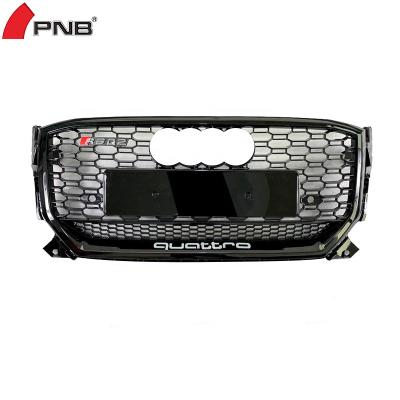 China Upgrade sport abs material front grill for audi q2 sq2 modify to rsq2 2017 2018 2019 for sale