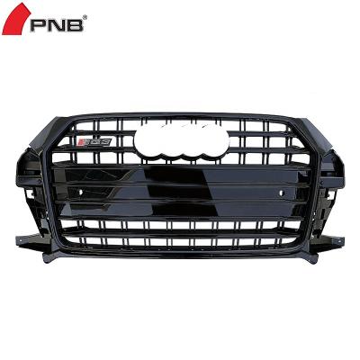 China Custom Upgrade Sports Car Grills For Audi Q3 Front Grill Refit sq3 Chrome Plating 2016 2017 2018 2019 for sale