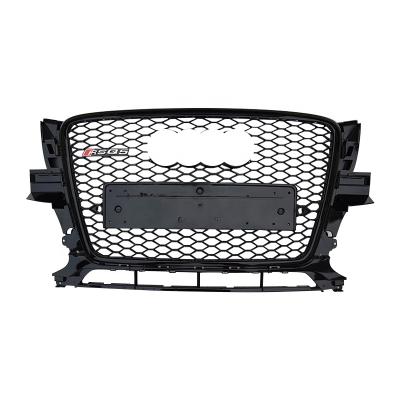 China Honeycomb Front Bumper Grill Auto Parts With Honeycomb Mesh Radiator ABS For Audi Q5 SQ5 To RSQ5 2010 2011 2012 quattro style upgrade for sale