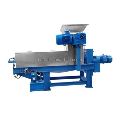 China Kitchen Waste Dehydrate Grape Pulp Seed Separator Screw Press Deslime Dewatering Waste Food Collect Garbage Bin for sale