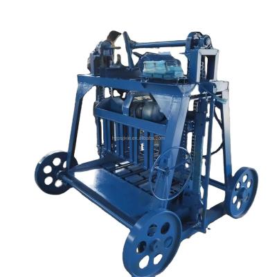 China Buliding Building Cavity Concrete Cement Brick Block/Industrial Movable Brick Building Block Maker Manual Making Machine Lowest Price Maker for sale