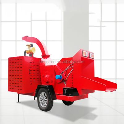 China Factory High Quality Diesel Mobile Wood Chipper Mulch Machine Log Mulch Machine Log Tree Chipper Tree Shredder Machine Branch Chipper for sale