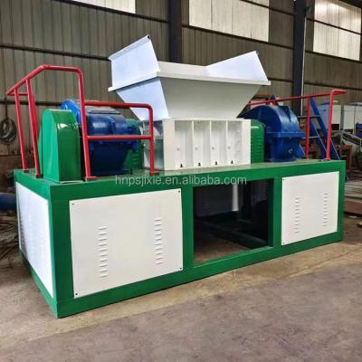 China Industrial Plastic Shredder Heavy Dual Shaft Can Iron Car Steel Aluminum Crusher Crushing Shredder Machine Plastic Scrap Metal Shredder for sale