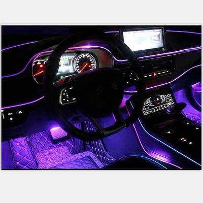 China Car USB DIY 3MM Atmosphere Led Car Interior Decoration Side Glow Fiber For Dashboard for sale