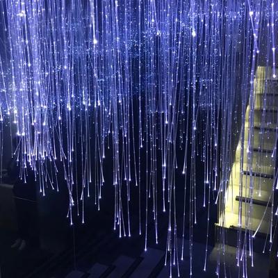 China Nice led starry effect pmma fiber optic light for wedding hall for sale