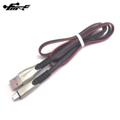 China Factory Price USB Fast Charging Flat Soft Mobile Phone Cable Type C s8 Cable for sale