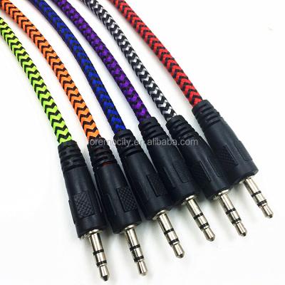 China The AUX audio cable. Cable Car Connect To Phone / Speaker Connectors 1.2M For 3.5mm for sale