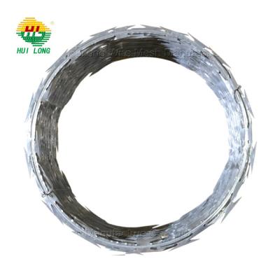 China westmead independent razor wire steel wire razor sharp barbed wire for sale