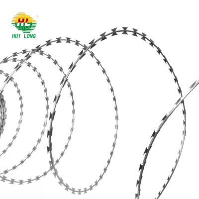 China Easily Assembled Razor Barbed Philippines Fake Razor Wire for sale