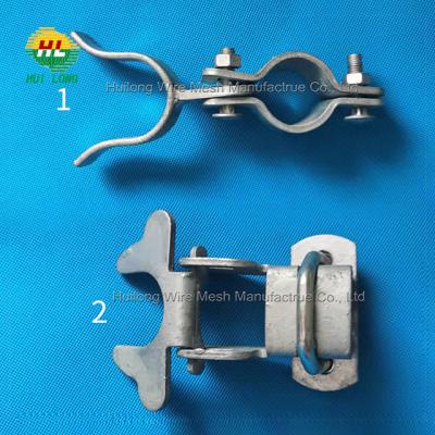 China Easily Assembled Galvanized Chain Link Barrier Gate Fork Latch With Padlock Hole For Barrier Kennel Or Other Kinds Gate Latch for sale