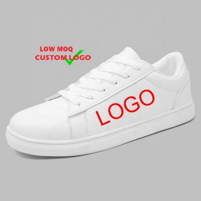 China OEM ODM Manufacturer Original Custom Logo Microfiber Leather Low Top Anti-slip Sports Shoes Design Custom Skateboard Men Casual Shoes for sale