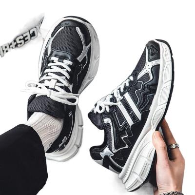 China Factory Wholesale Quick-Drying Men Fashion Custom Made Thick Mesh Sneakers High Quality Men Breathable Sports Shoes for sale