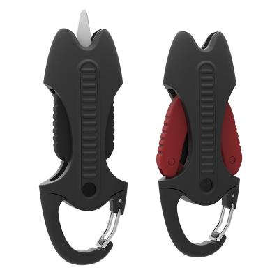 China Carbon Line Function Ceramic Fishing Scissors Portable Fish Line Cutter Snip Cutter for sale