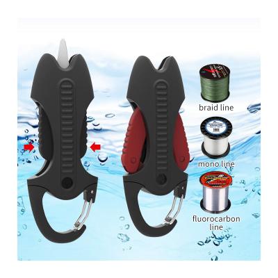 China MIDDIA Ceramic Fishing Scissors Black Portable Fishing Line Cutter 1 inch Retractable for sale