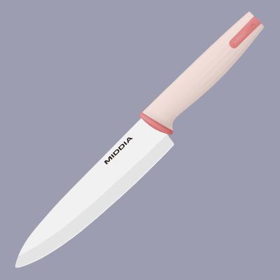 China MIDDIA Pink Knife Advanced Ceramic Zirconia Knife for Fruit and Vegetable Cutting for sale