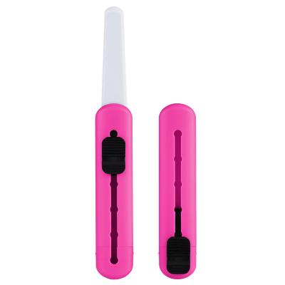 China PP Handle Pink Utility Knife with Serrated Replacement Blade Knife Type Utility Knives for sale