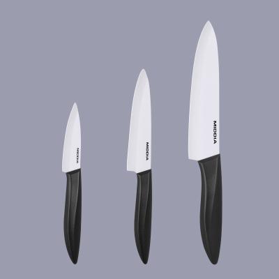 China White blade Ceramic knives set MIDDIA kitchen chef utility fruit paring knife for home for sale