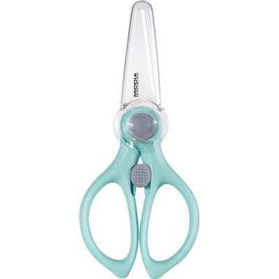 China MIDDIA 2.5 Inch Baby Safety Scissors Ceramic Food Kids Kitchen Scissors for Toddlers for sale