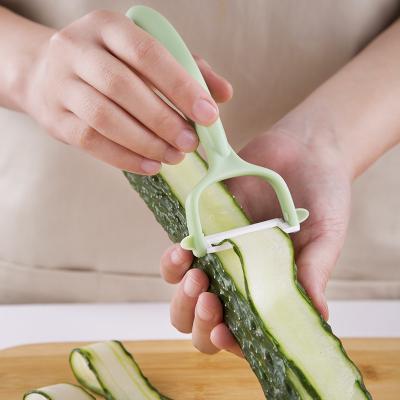 China Support Occasion Selection Y Shape Ceramic Potato Peeler Knife for Kitchen Tool for sale