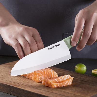 Cina Manicotto in PP MIDDIA March Chef Knife Professional Ceramic Kitchen Knife con cover in vendita