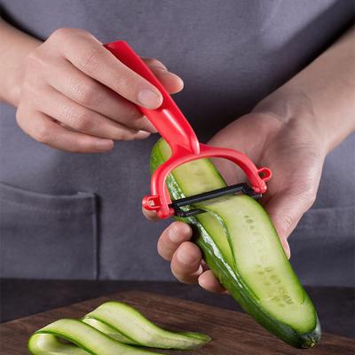 China Advanced Fruit Vegetable Tool Y-shaped Black Ceramic Slicer for Stocked Kitchen for sale